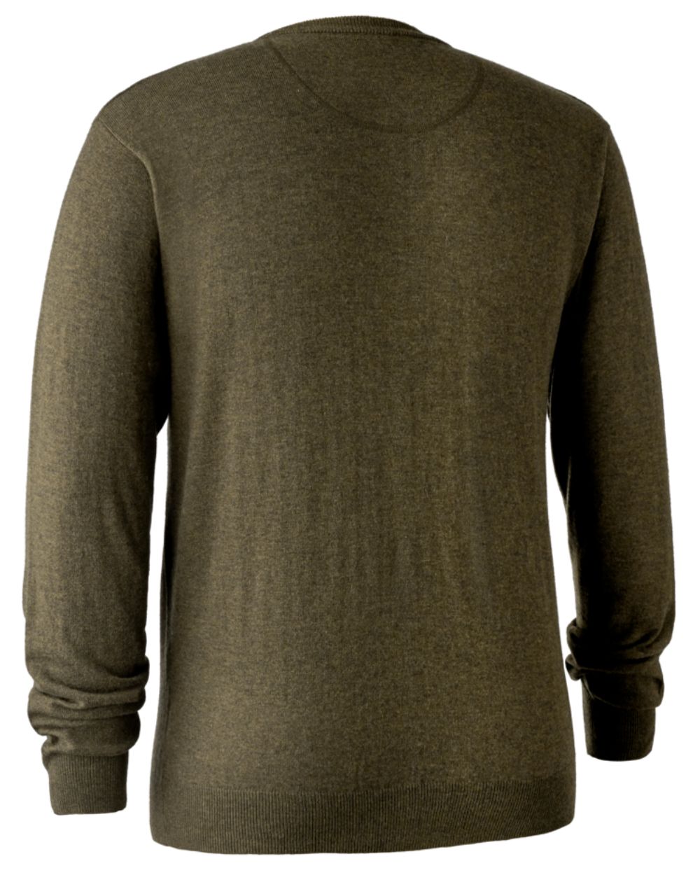 Cypress coloured Deerhunter Kingston Knit O-Neck Jumper on white background