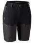 Black Ink coloured Deerhunter Lady Ann Shorts on white background 