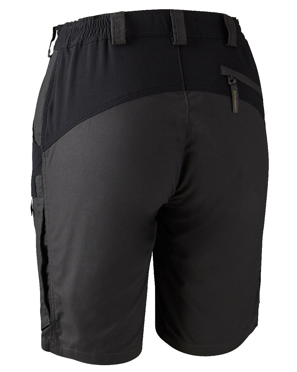 Black Ink coloured Deerhunter Lady Ann Shorts on white background 