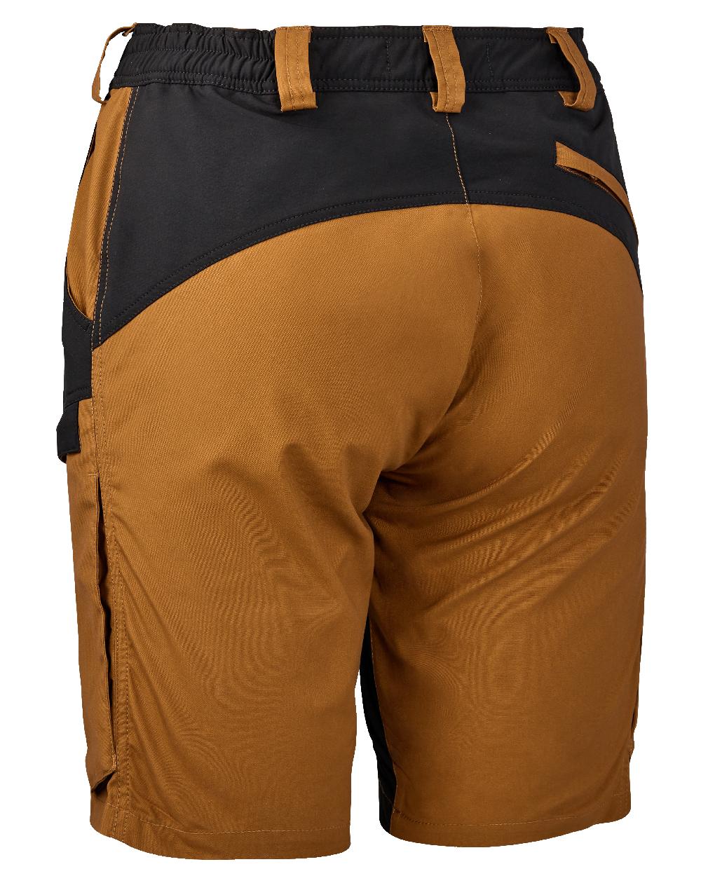 Bronze coloured Deerhunter Lady Ann Shorts on white background 