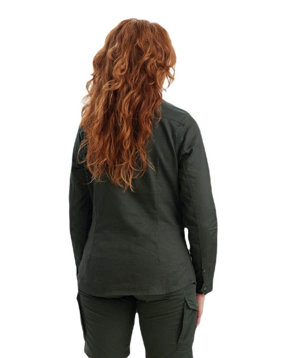 Timber coloured Deerhunter Lady Atlas Shirt on white background 