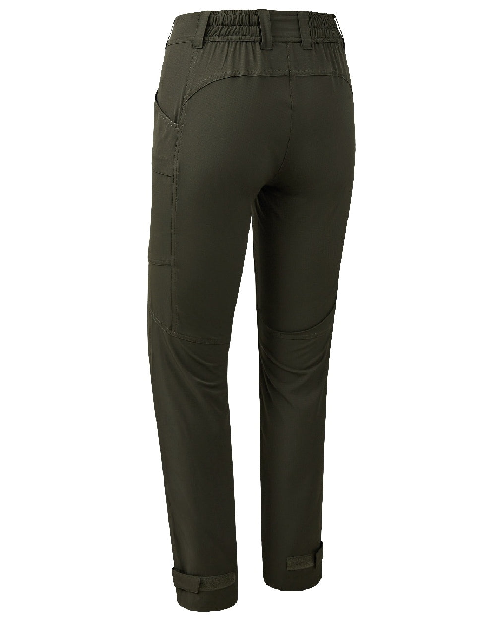 Forest Green coloured Deerhunter Lady Canopy Trousers on white background 