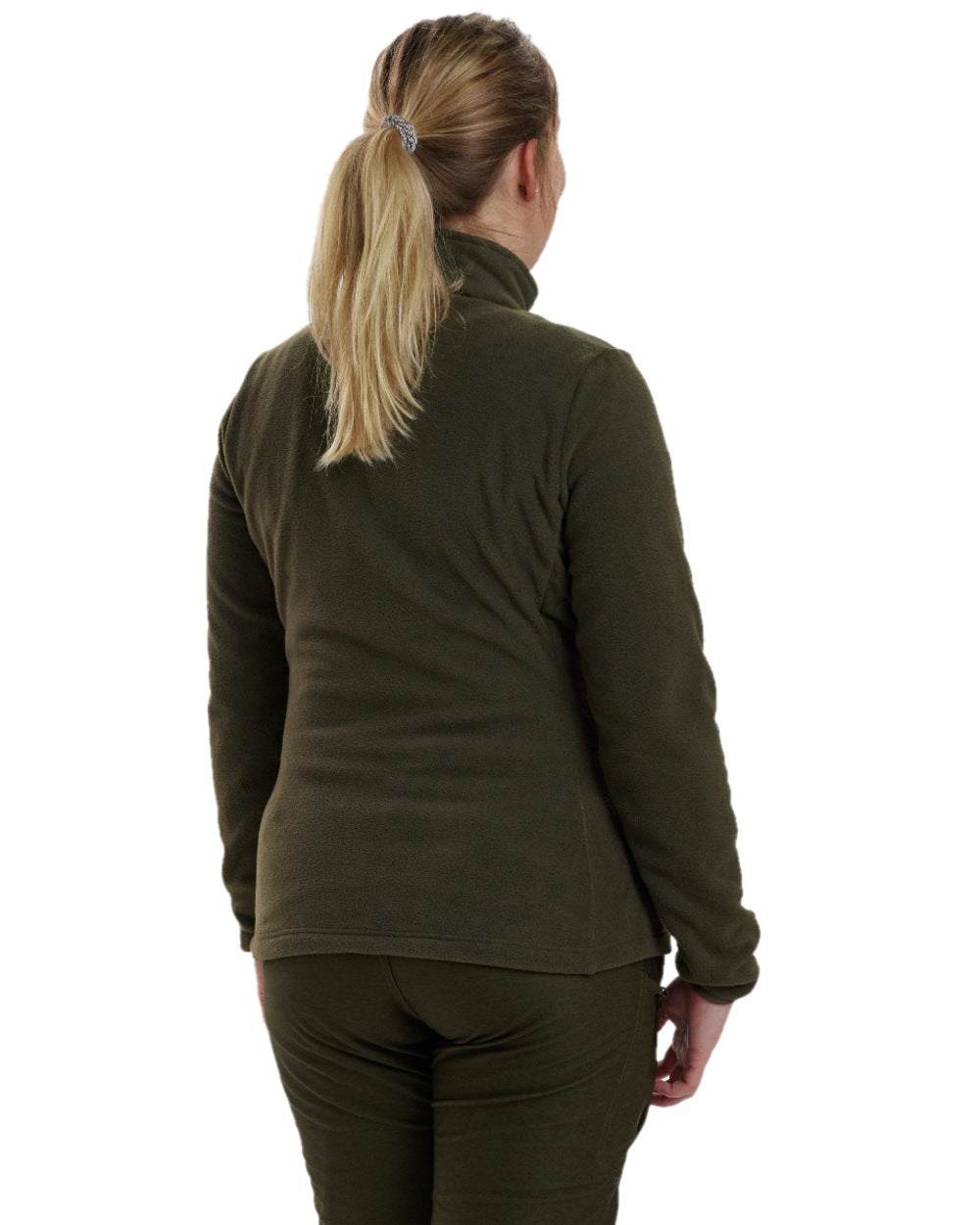 Beluga coloured Deerhunter Lady Chasse Fleece Jacket on white background 