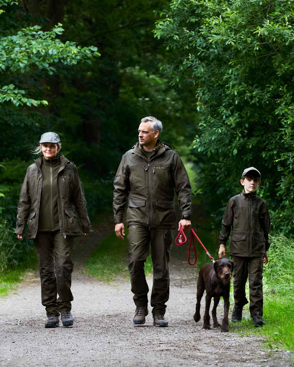 Beluga coloured Deerhunter Lady Chasse Fleece Jacket on road background 