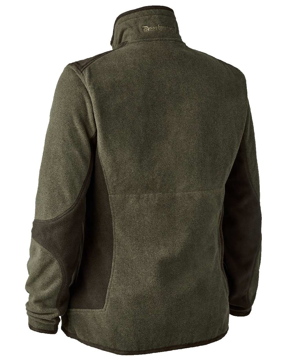 Graphite Green coloured Deerhunter Lady Pam Bonded Fleece Jacket on white background 