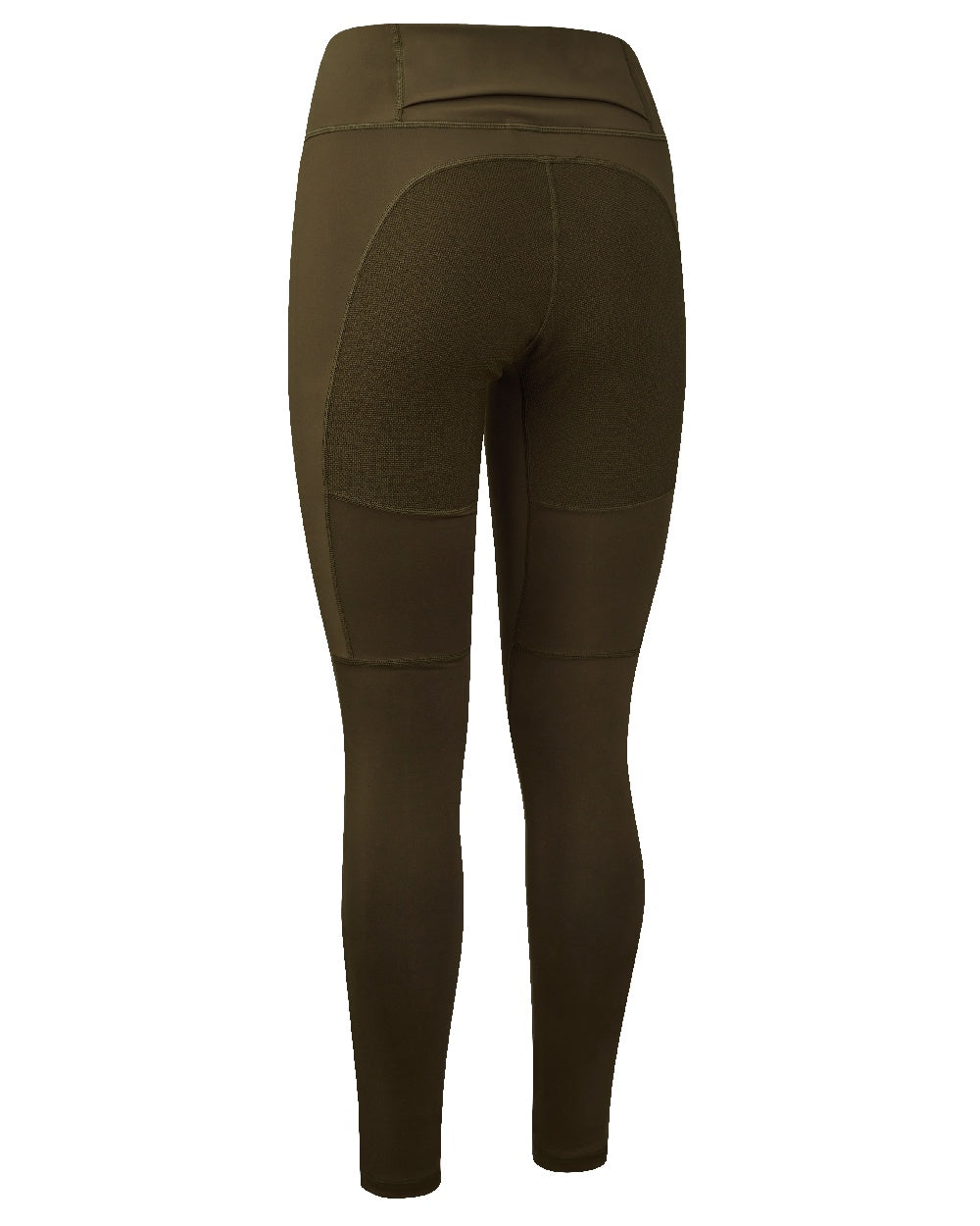 Art Green coloured Deerhunter Lady Reinforced Tights on white background 