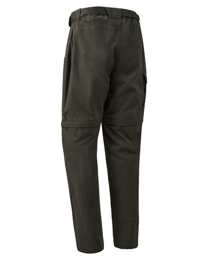 Timber coloured Deerhunter Lady Slogen Zip-Off Trousers on white background 