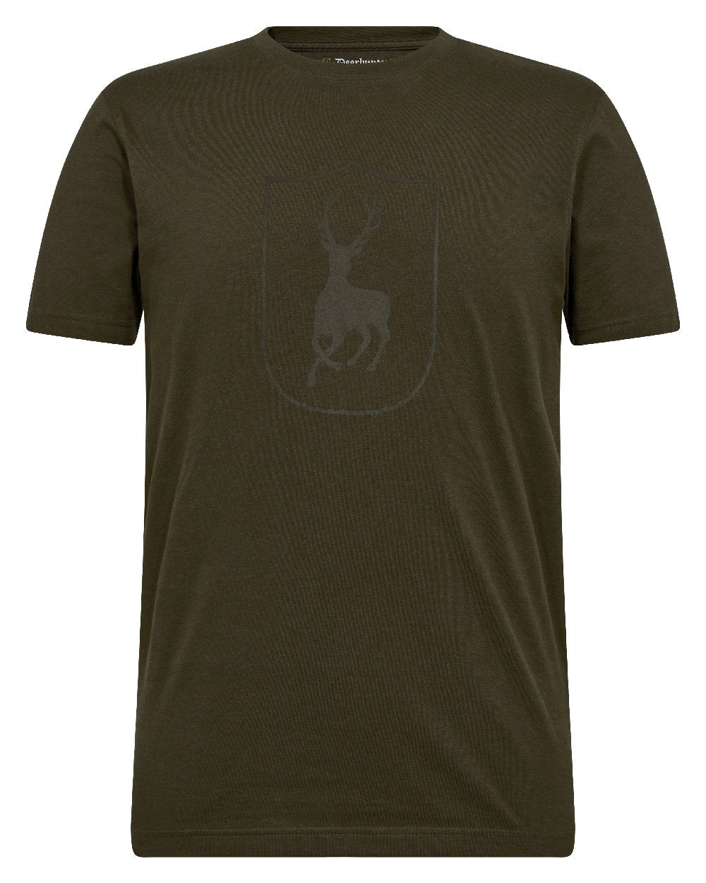 Fallen Leaf coloured Deerhunter Logo T-Shirt on white background 