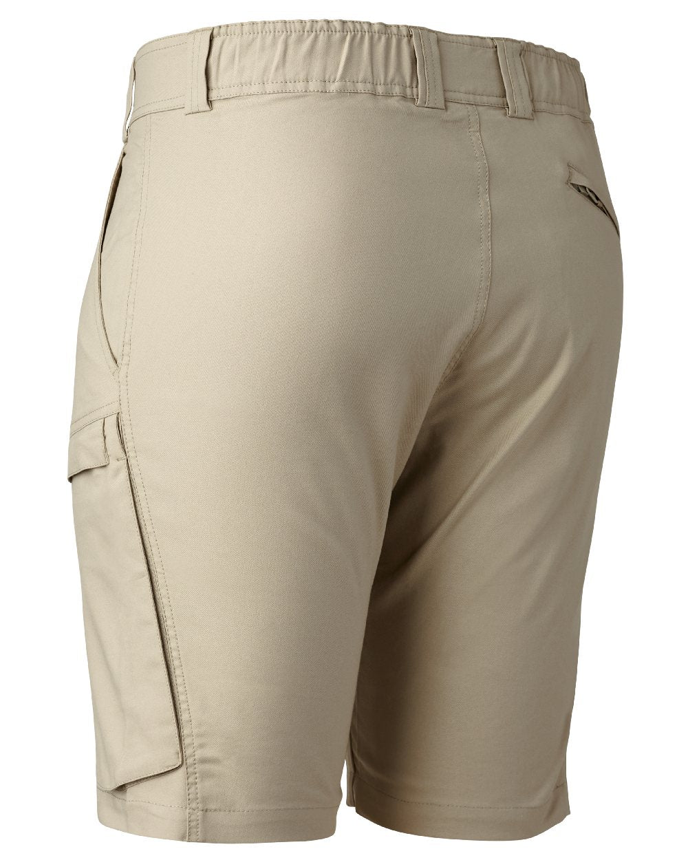 Beige coloured Deerhunter Matobo Shorts on white background 