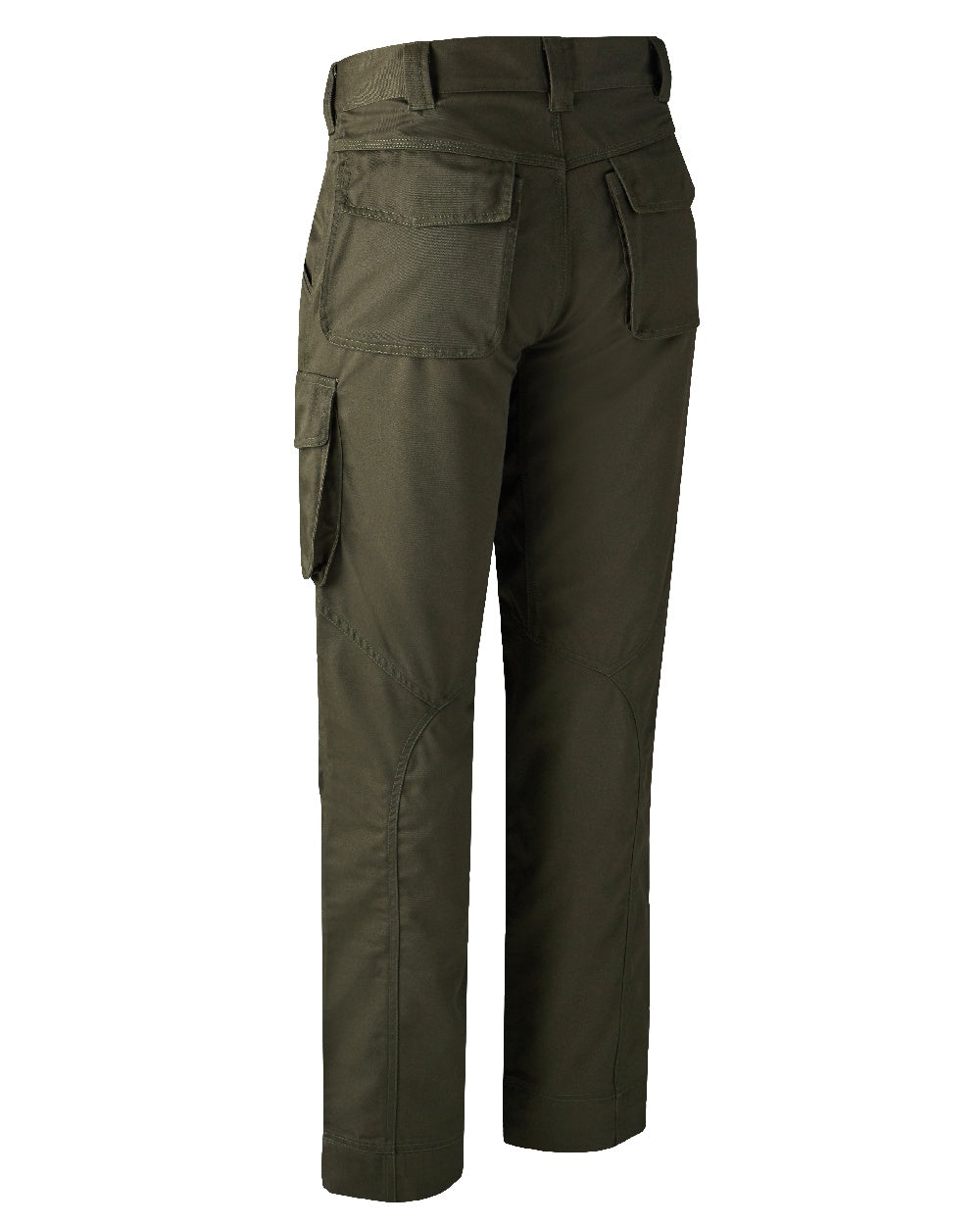 Adventure Green coloured Deerhunter Rogaland Trousers on white background 