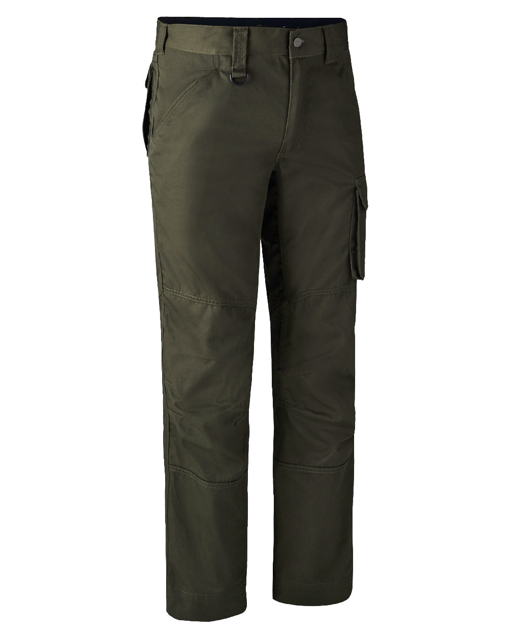 Adventure Green coloured Deerhunter Rogaland Trousers on white background 