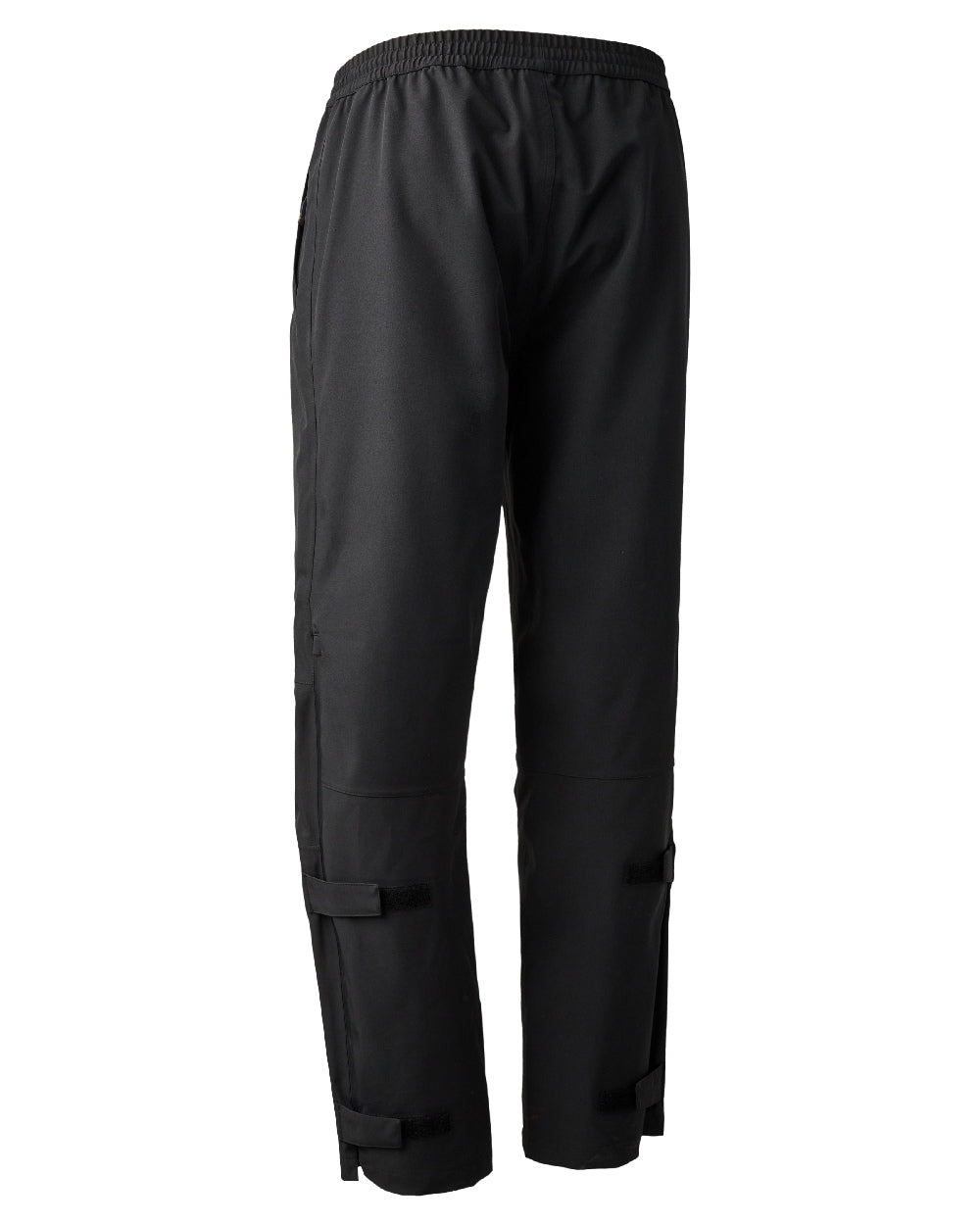 Black coloured Deerhunter Sarek Shell Trousers on white background 