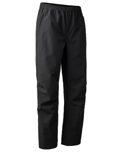 Black coloured Deerhunter Sarek Shell Trousers on white background 