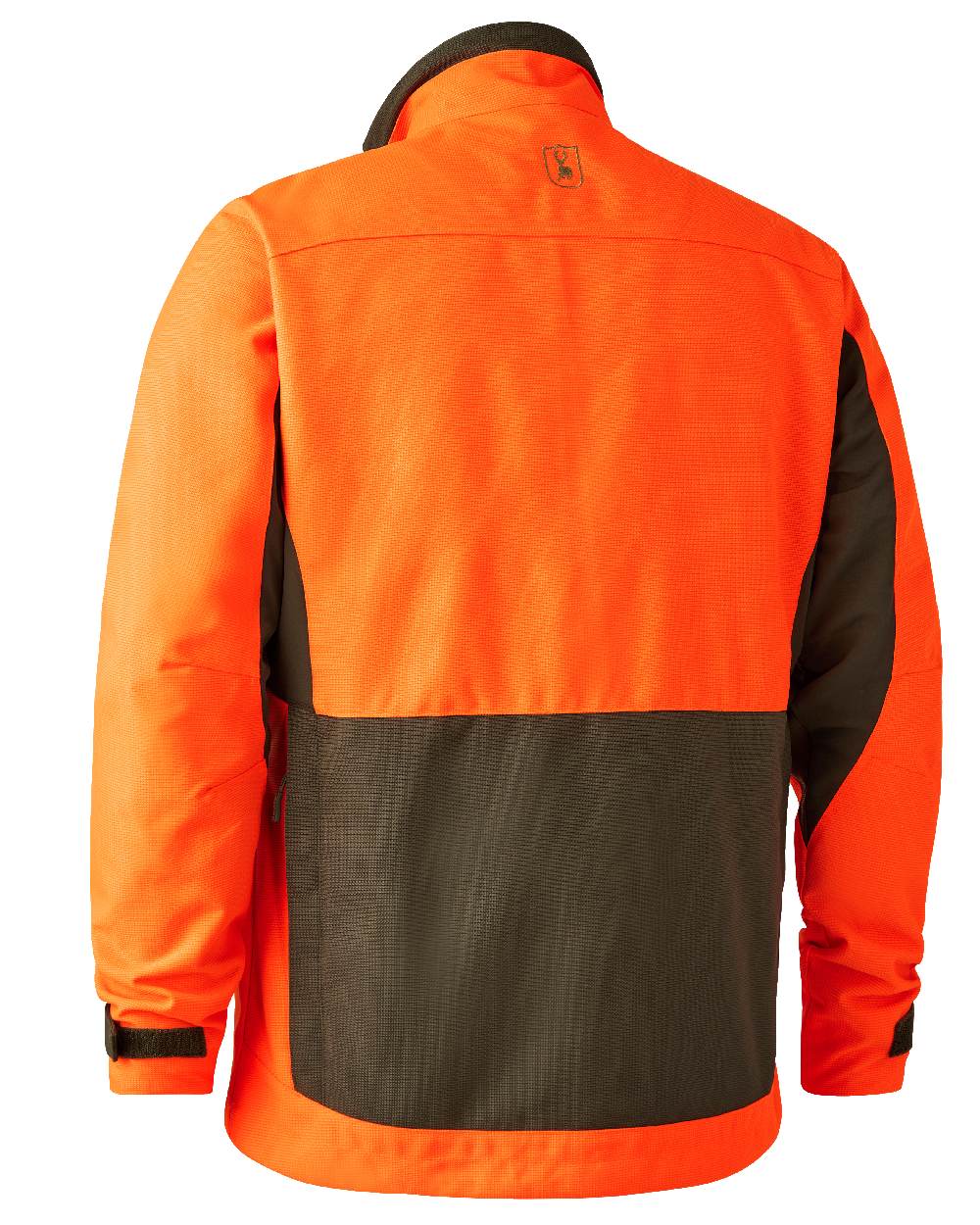 Orange coloured Deerhunter Strike Extreme Waterproof Jacket With Membrane on white background 