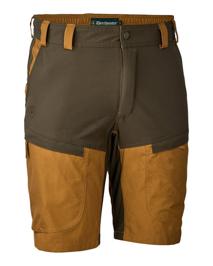 Bronze coloured Deerhunter Strike Shorts on white background 
