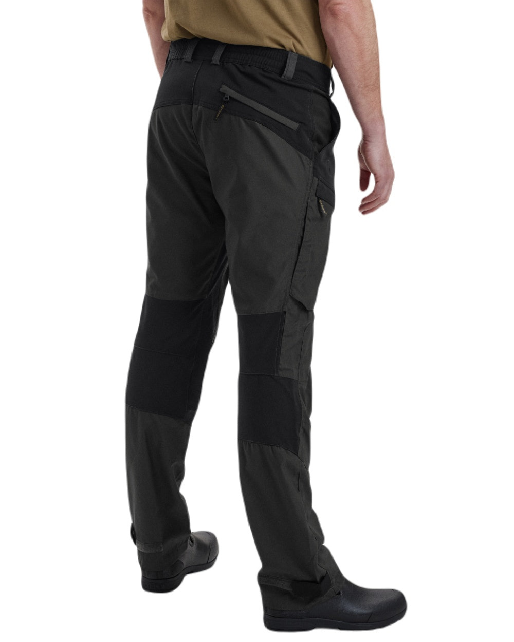 Black Ink coloured Deerhunter Strike Trousers on white background 