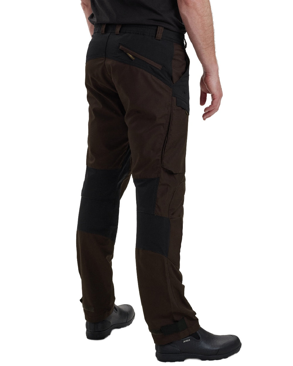 Dark Prune coloured Deerhunter Strike Trousers on white background 