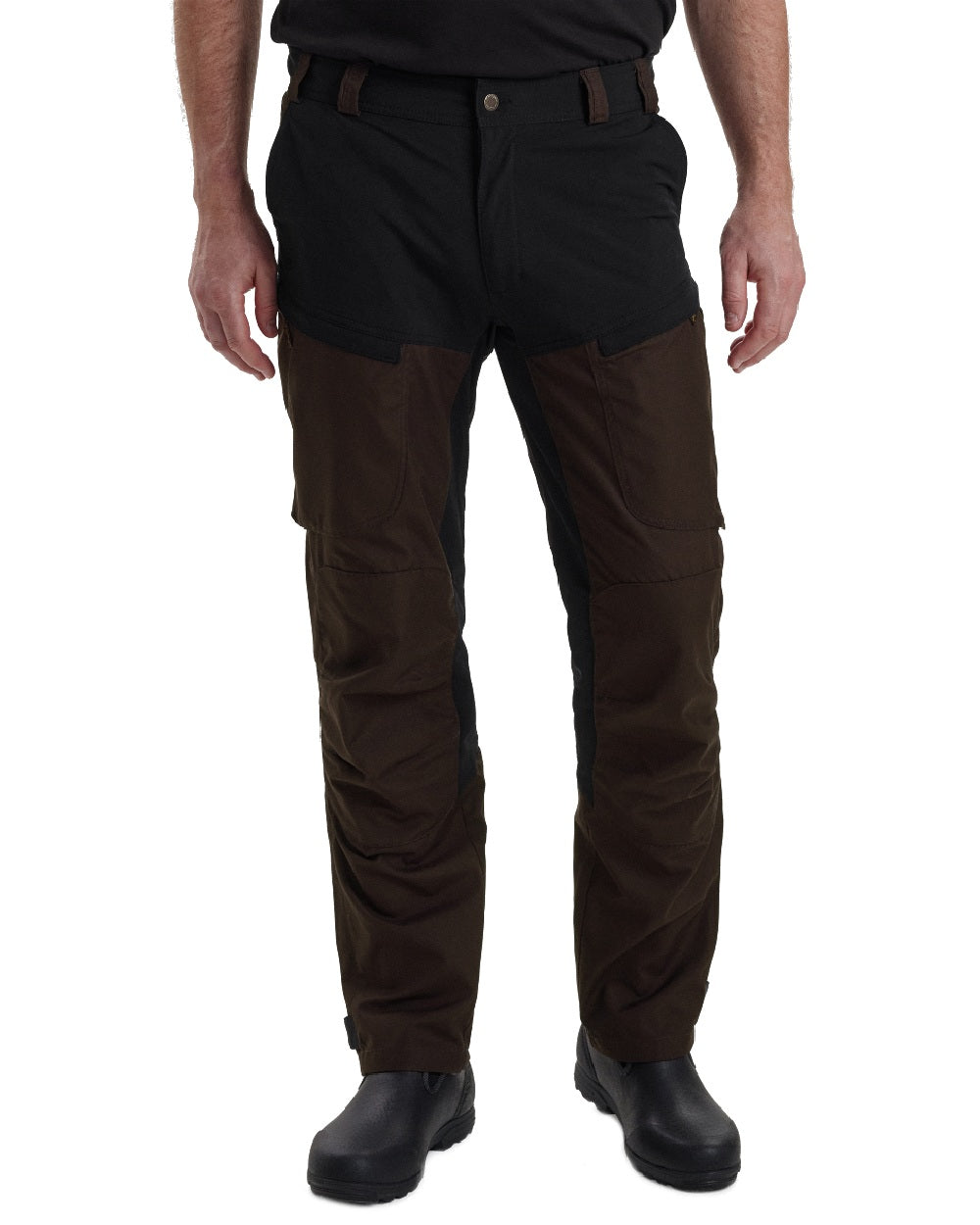 Dark Prune coloured Deerhunter Strike Trousers on white background 