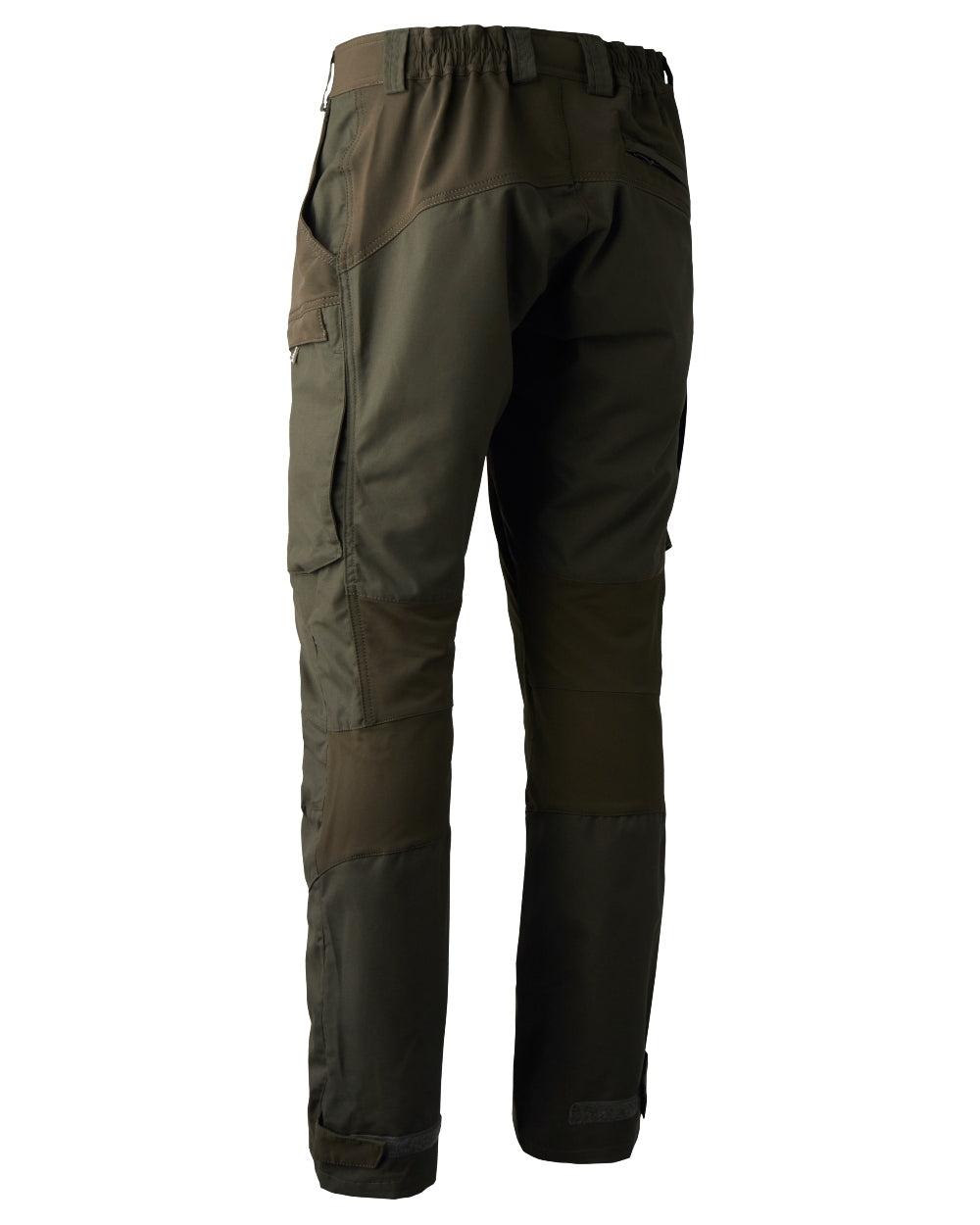 Deep Green coloured Deerhunter Strike Trousers on white background 