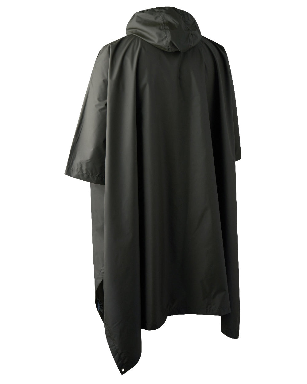 Timber coloured Deerhunter Survivor Rain Poncho on white background 