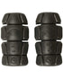 Black coloured Dickies Curved Knee Pads on white background 