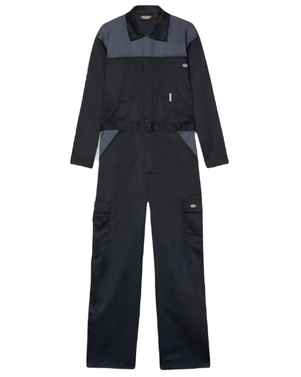 Black Grey coloured Dickies Everyday Coverall on white background 