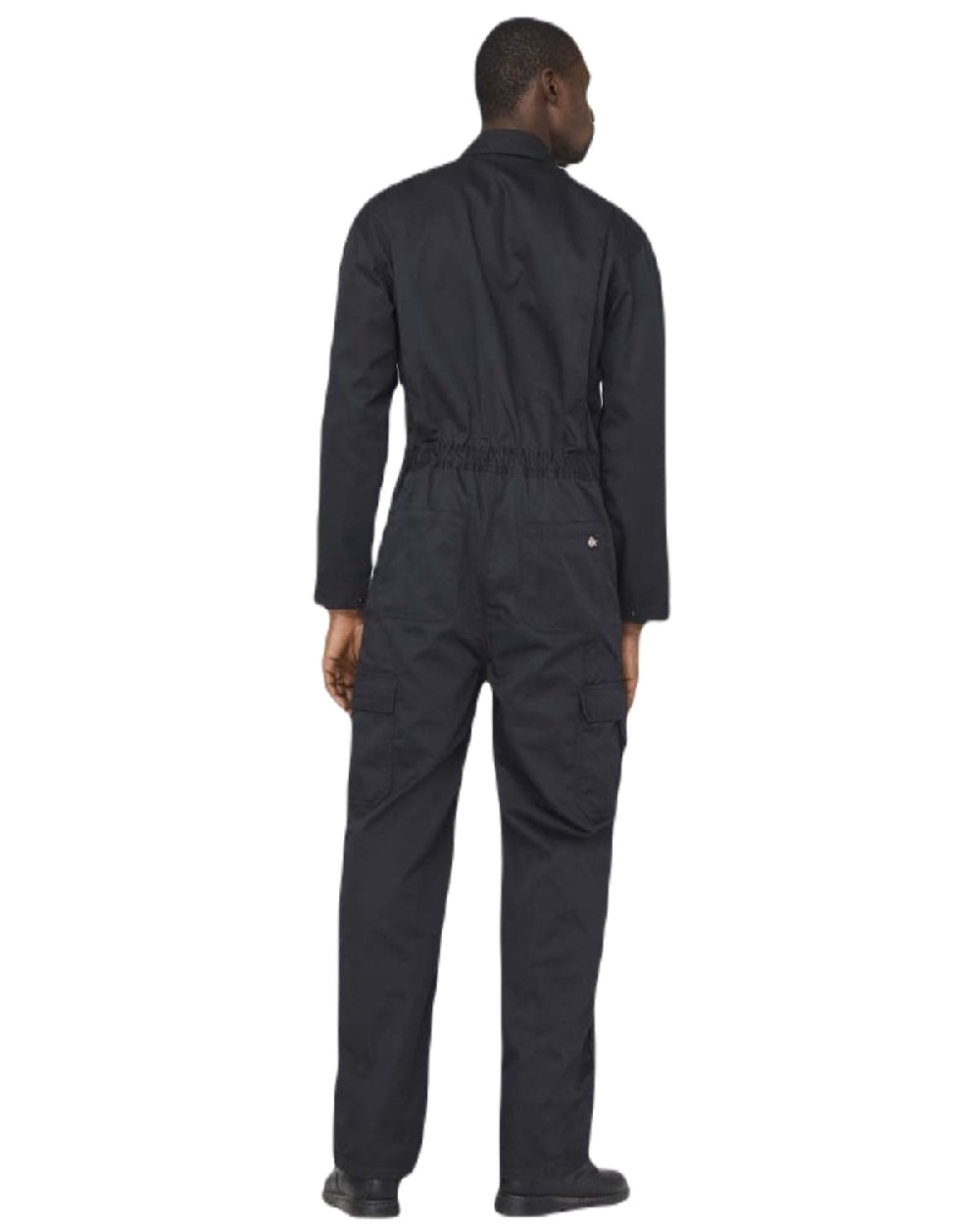 Black coloured Dickies Everyday Coverall on white background 