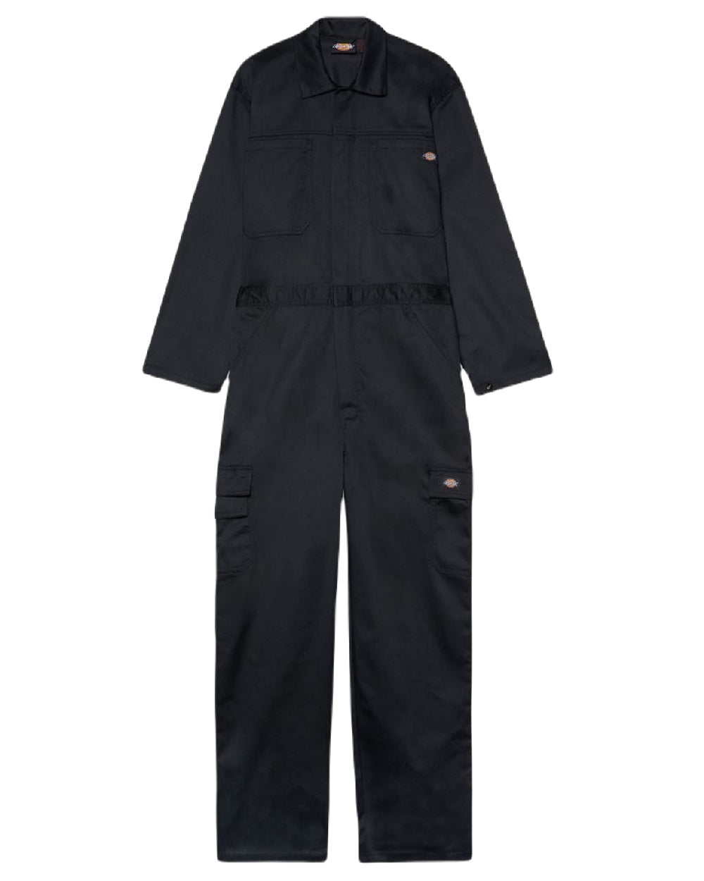 Black coloured Dickies Everyday Coverall on white background 