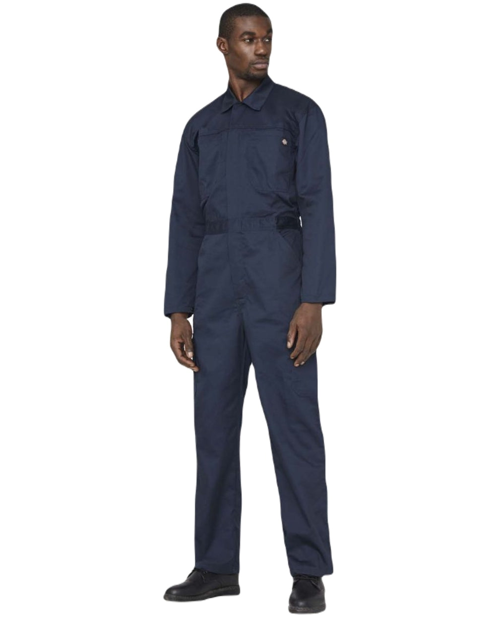 Navy Blue coloured Dickies Everyday Coverall on white background 