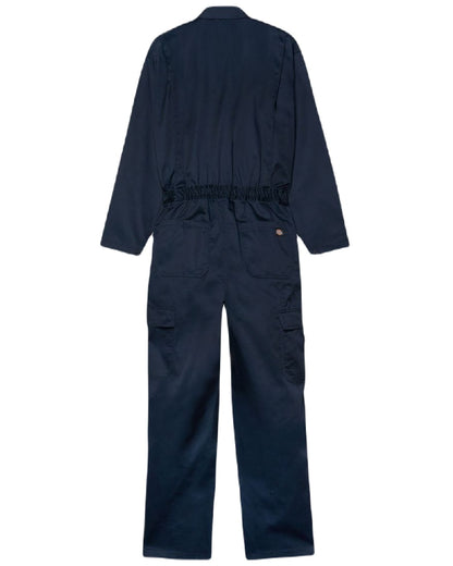 Navy Blue coloured Dickies Everyday Coverall on white background 