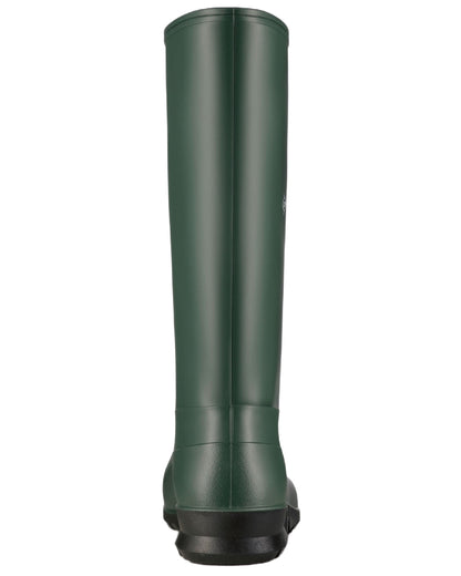 Heritage Green Black coloured Dunlop Childrens Sport Wellingtons on white background 