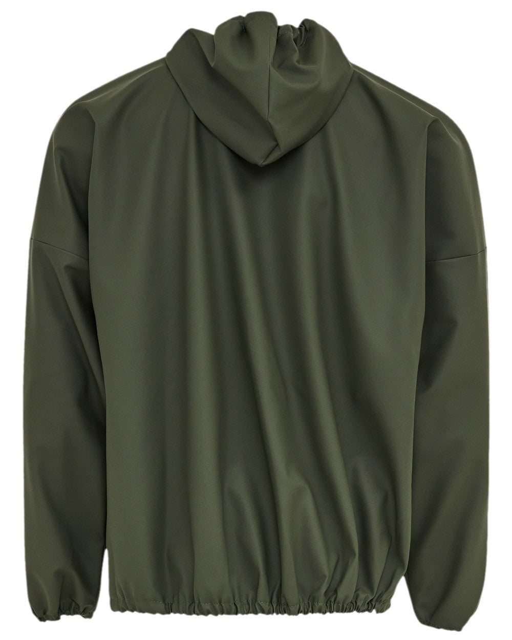 Olive Coloured Elka Light Jacket on white background 