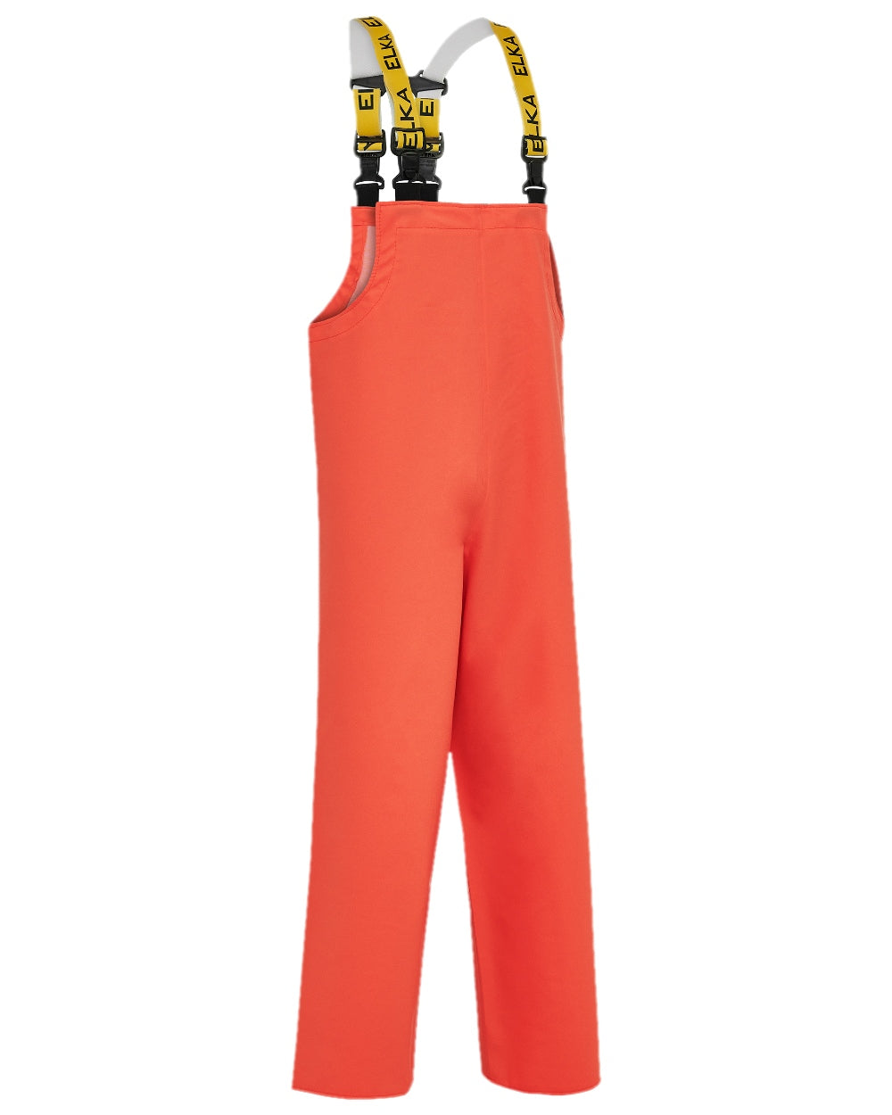 Orange Coloured Elka 039900 Bib &amp; Brace on white background 