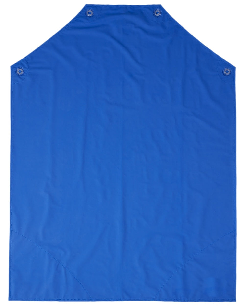 Cobalt Coloured Elka Apron With Loops For Braces on white background 