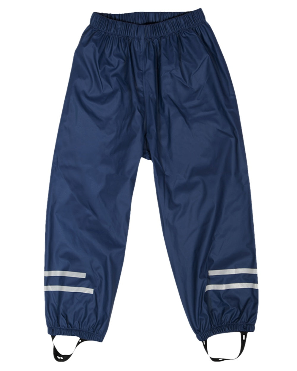Navy Coloured Elka Childrens Rain Set on white background 