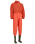 Orange Coloured Elka Mens Coveralls With Boots on white background 