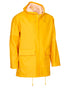 Yellow Coloured Elka Mens Jacket on construction background 