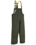 Olive Coloured Elka Mens Overalls With Knee Reinforcement on white background 