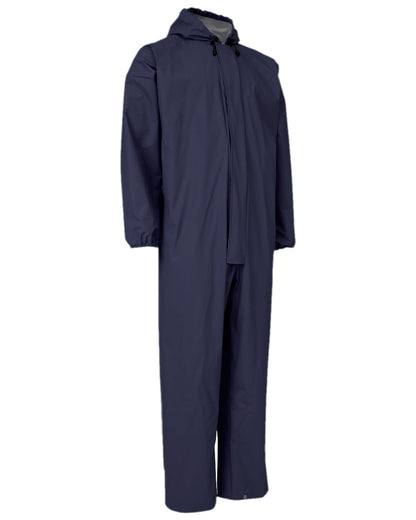 Navy Coloured Elka Mens Pro Coveralls on white background 