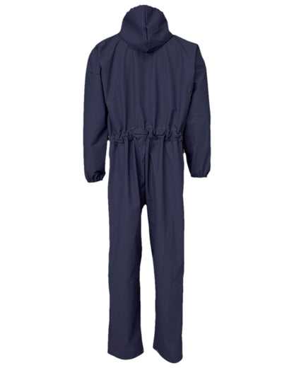 Navy Coloured Elka Mens Pro Coveralls on white background 