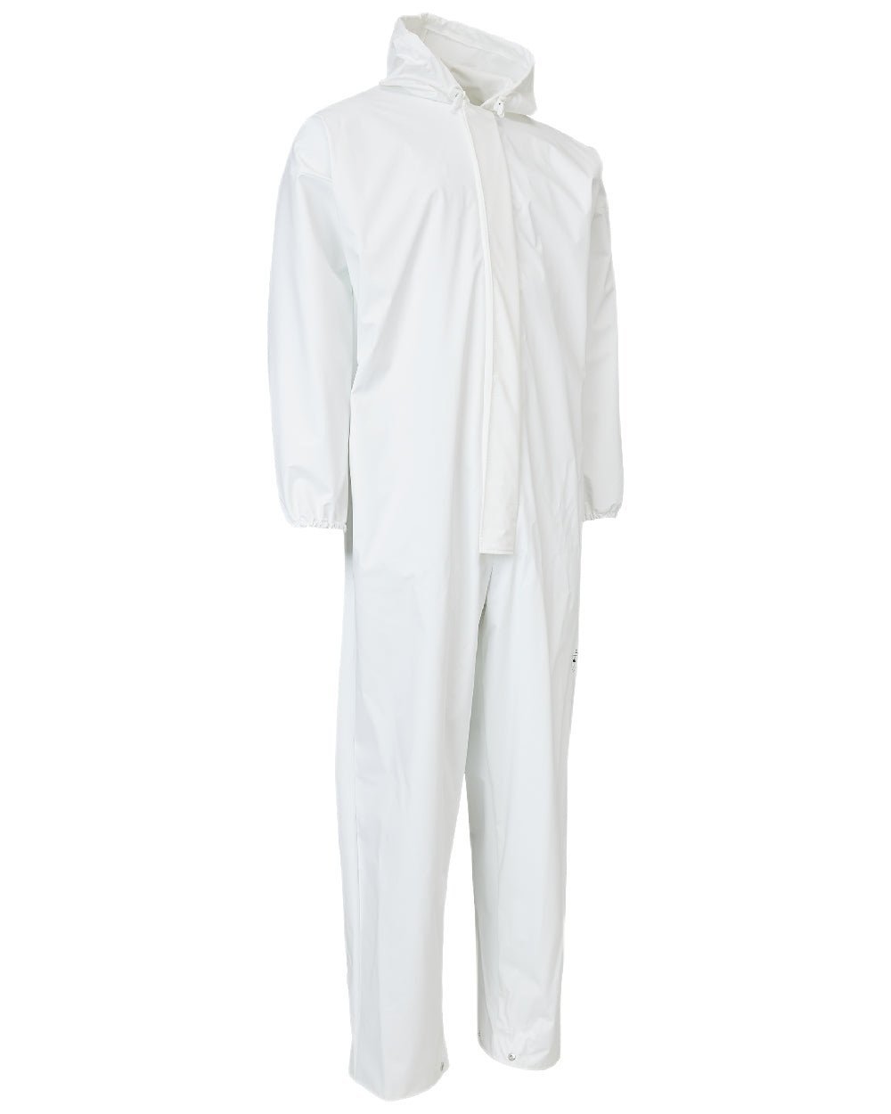 White Coloured Elka Mens Pro Coveralls on white background 
