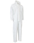 White Coloured Elka Mens Pro Coveralls on white background 