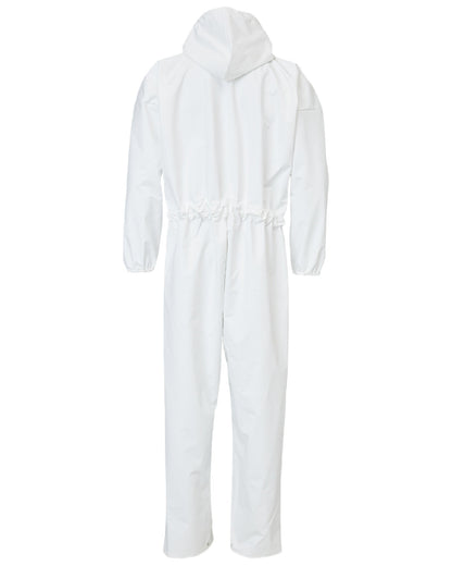 White Coloured Elka Mens Pro Coveralls on white background 