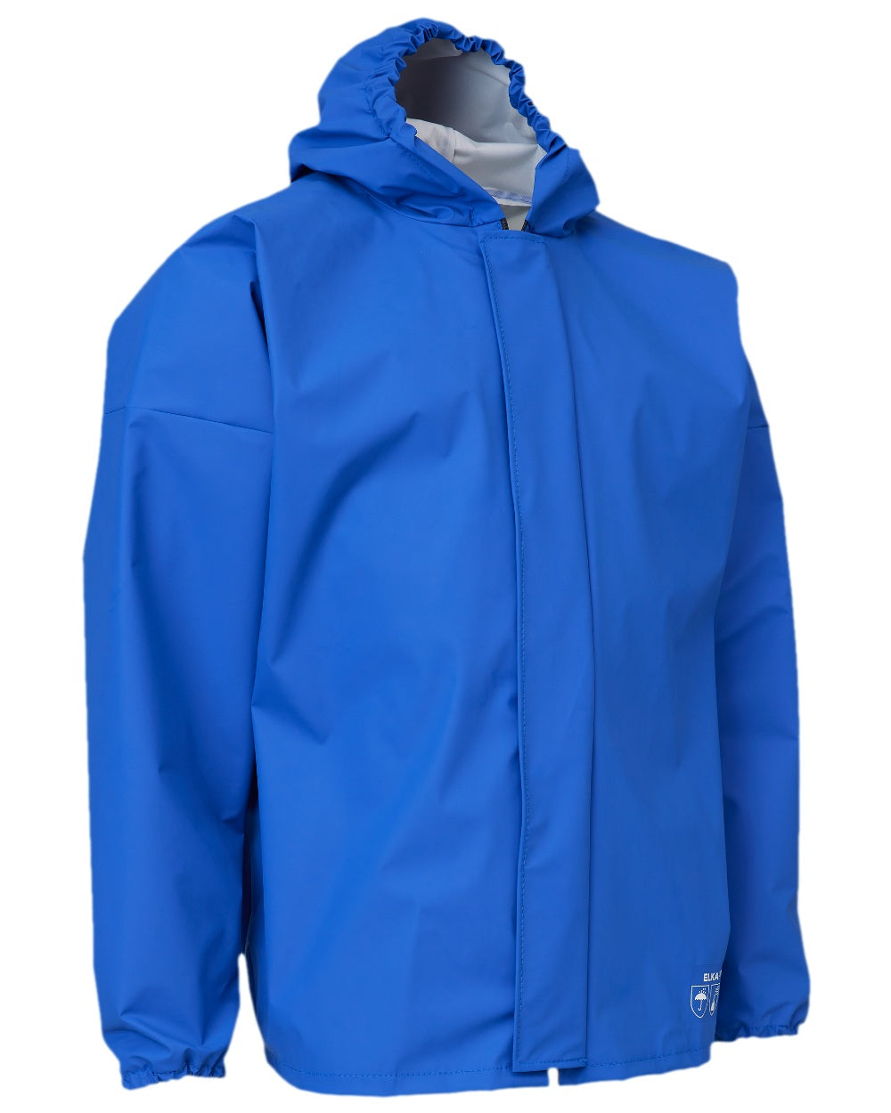 Cobalt Coloured Elka Mens Pro Waterproof Jacket on white background 