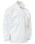 White Coloured Elka Mens Pro Waterproof Jacket on white background 