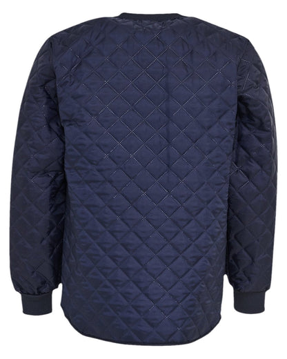 Navy Coloured Elka Mens Thermal Jacket on white background 