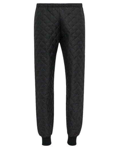Black Coloured Elka Mens Thermal Trousers on white background 
