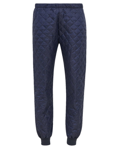 Navy Coloured Elka Mens Thermal Trousers on white background 
