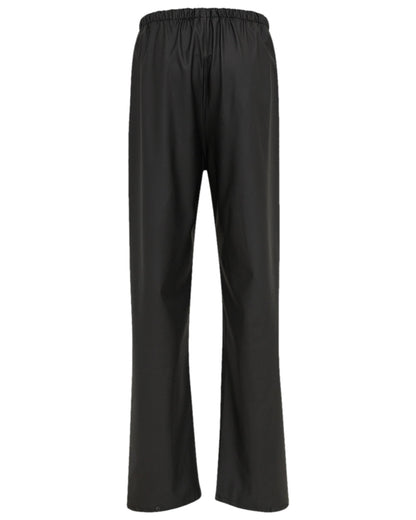 Black Coloured Elka Mens Waist Trousers on white background 