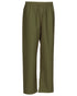 Olive Coloured Elka Mens Waist Trousers on white background 